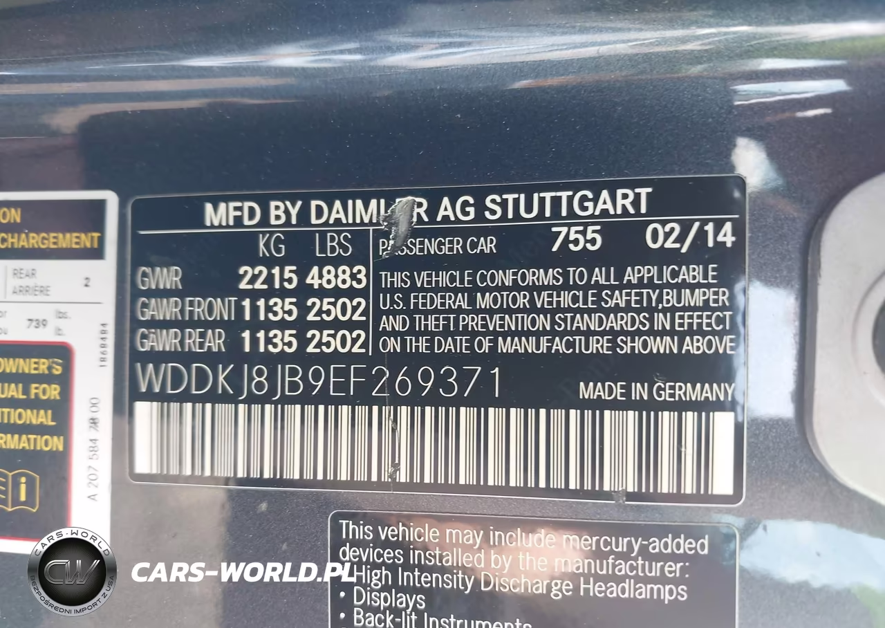 2014 Mercedes-Benz E 350 4Matic VIN:WDDKJ8JB9EF269371 - 9