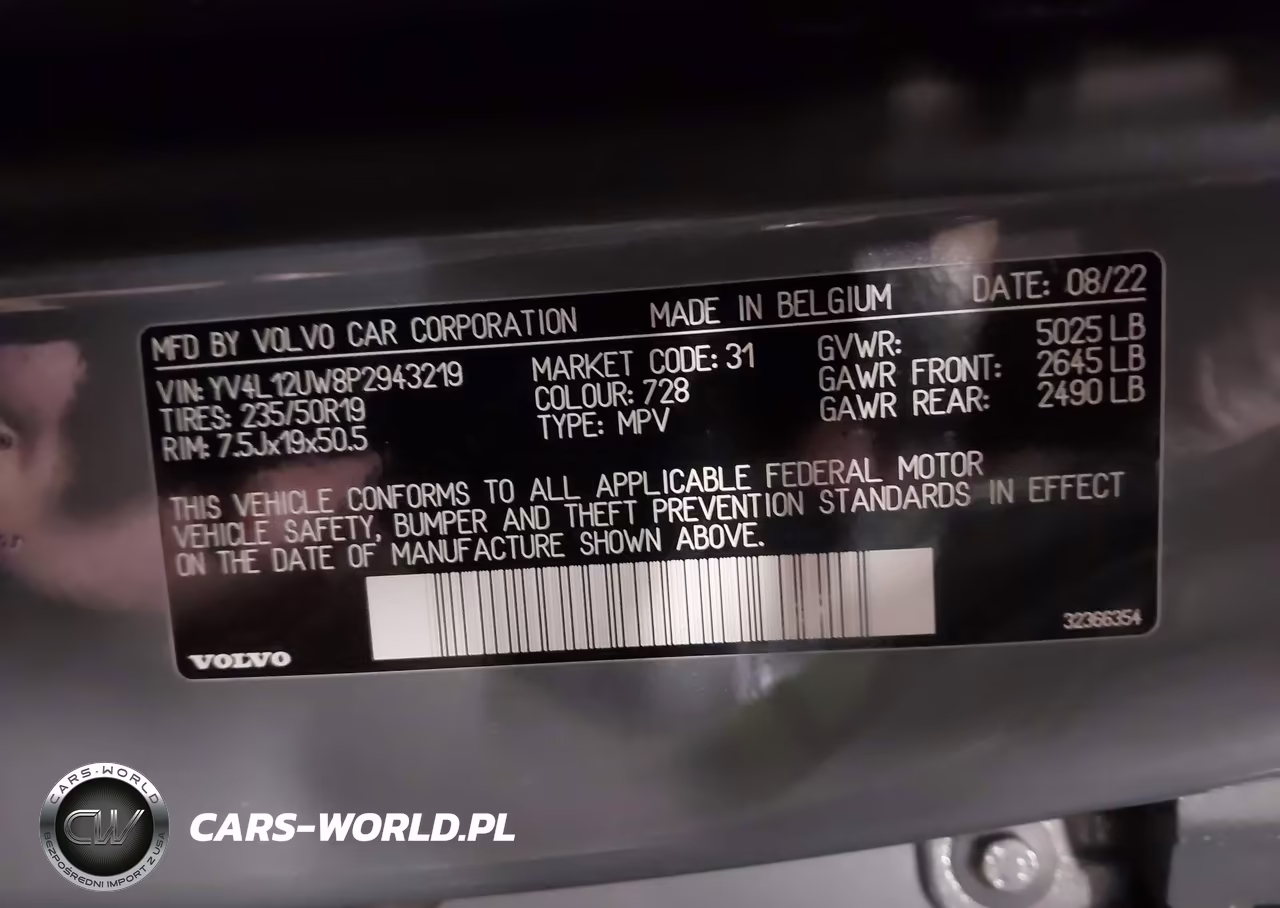 2023 Volvo Xc40 B5 Plus Dark Theme VIN:YV4L12UW8P2943219 - 9