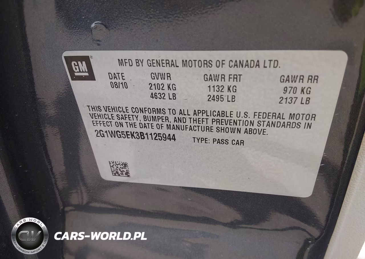 2011 Chevrolet Impala Lt VIN:2G1WG5EK3B1125944 - 9