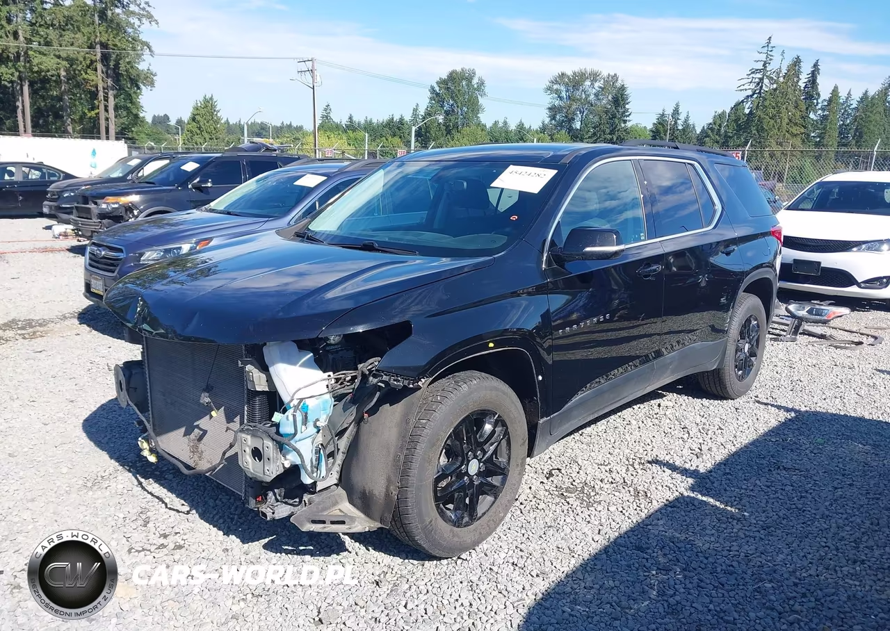 2020 Chevrolet Traverse Awd Lt Cloth VIN:1GNEVGKW2LJ329581 - 2