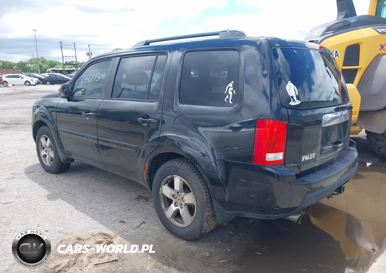 2010 Honda Pilot Ex-L VIN:5FNYF4H5XAB019733 - 3