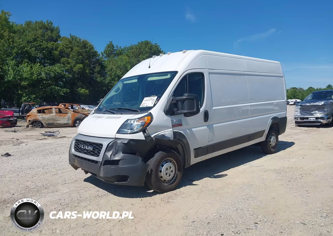 2021 Ram Promaster 2500 High Roof 159 Wb VIN:3C6LRVDG1ME555339 - 2