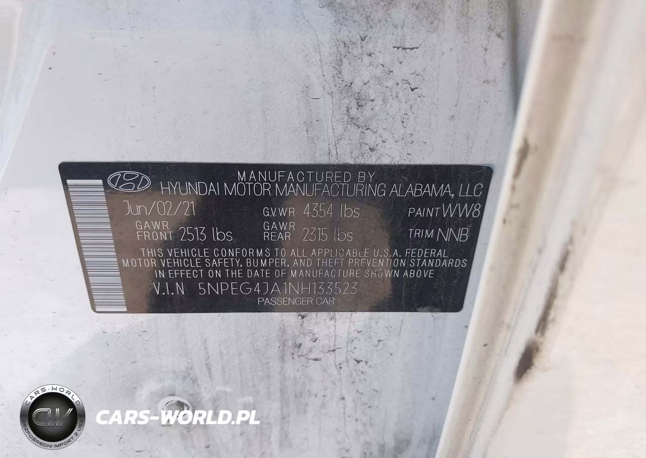 2022 Hyundai Sonata Se VIN:5NPEG4JA1NH133523 - 9