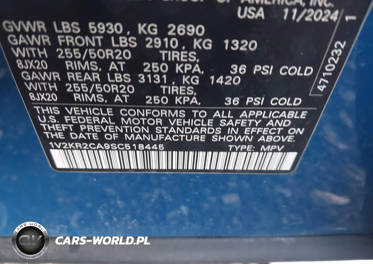 2025 Volkswagen Atlas 2.0T Se W-Technology VIN:1V2KR2CA9SC518445 - 9