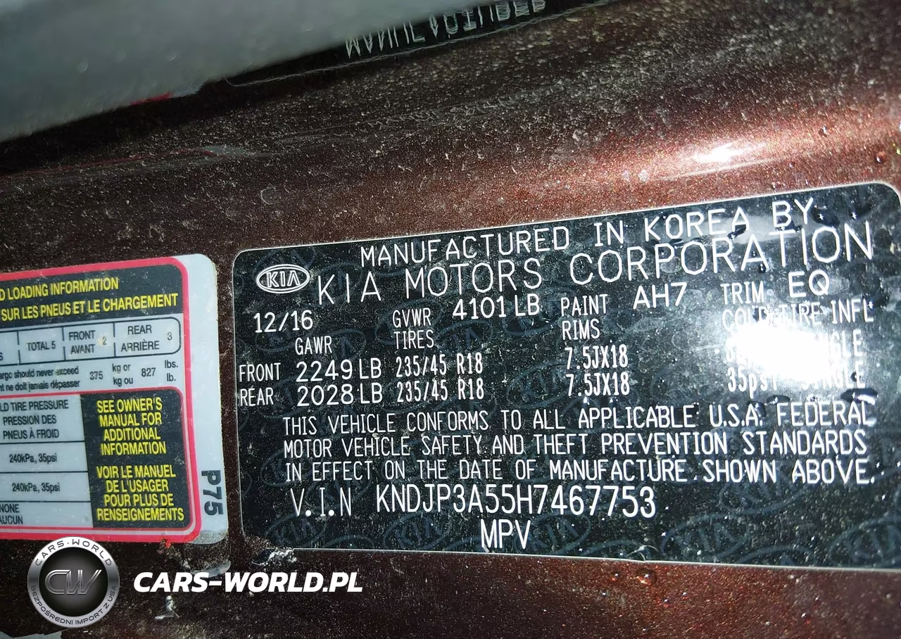 2017 Kia Soul + VIN:KNDJP3A55H7467753 - 9