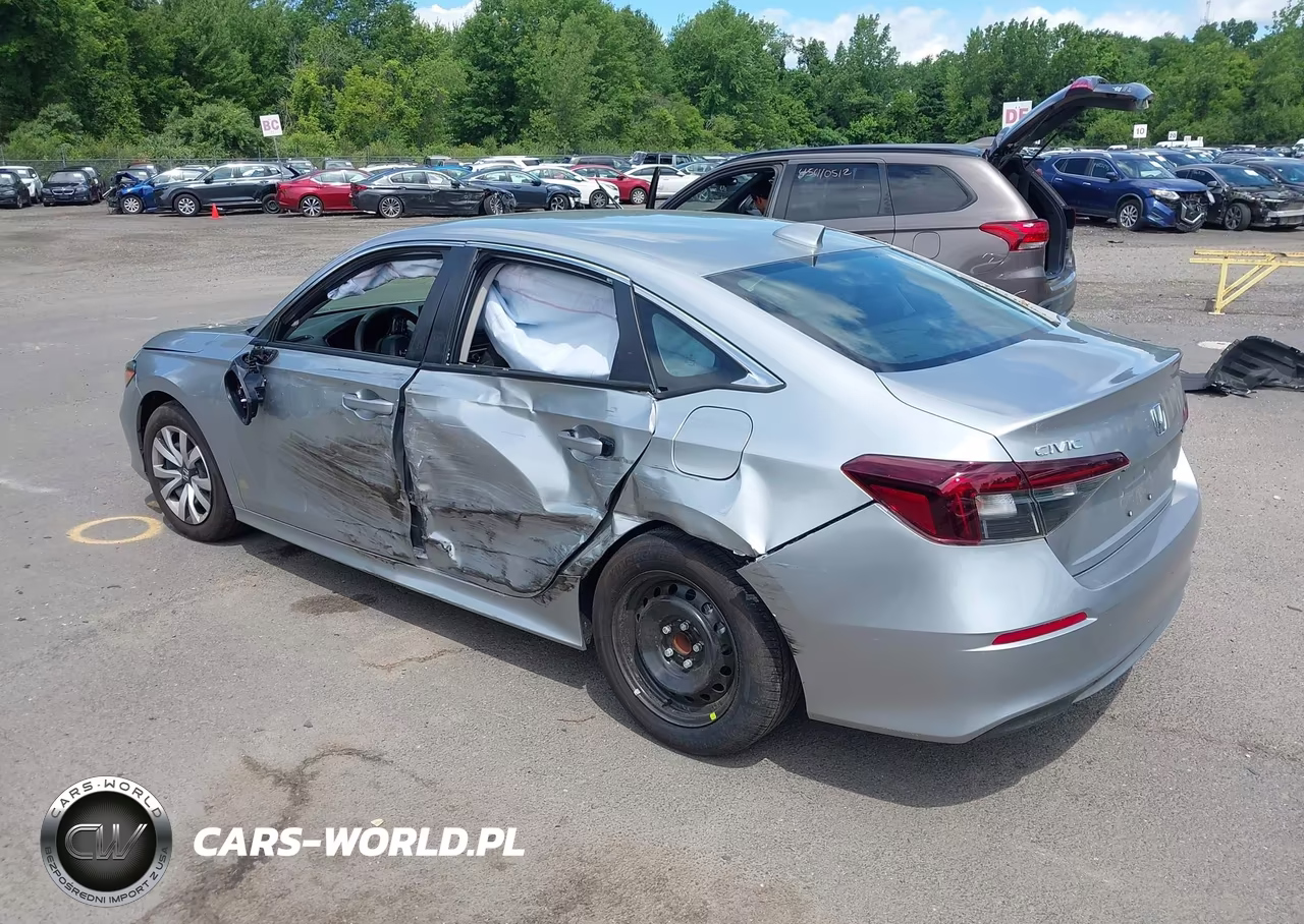 2026 Honda Civic Lx VIN:2HGFE2F29TH563680 - 3