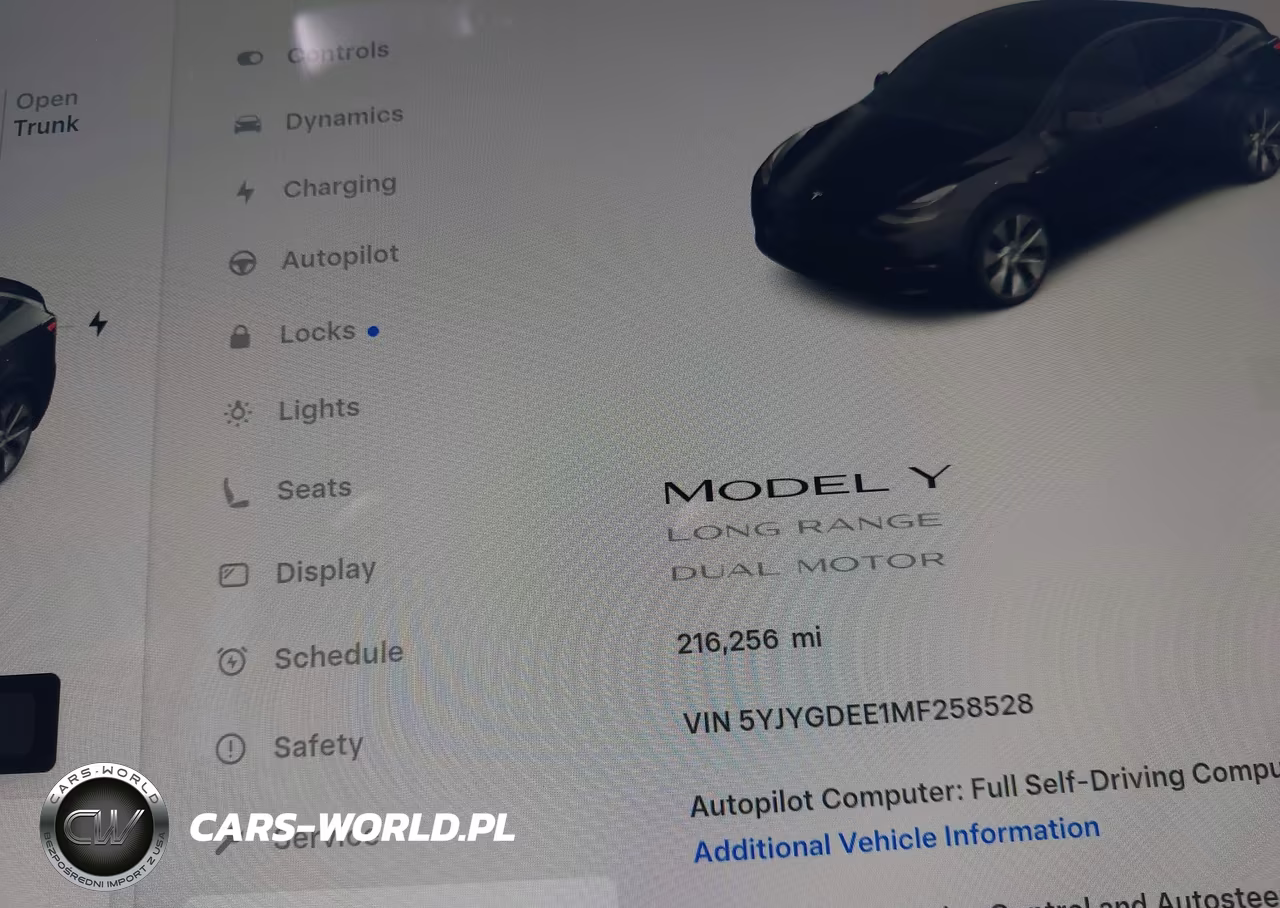 2021 Tesla Model Y Long Range Dual Motor All-Wheel Drive VIN:5YJYGDEE1MF258528 - 7