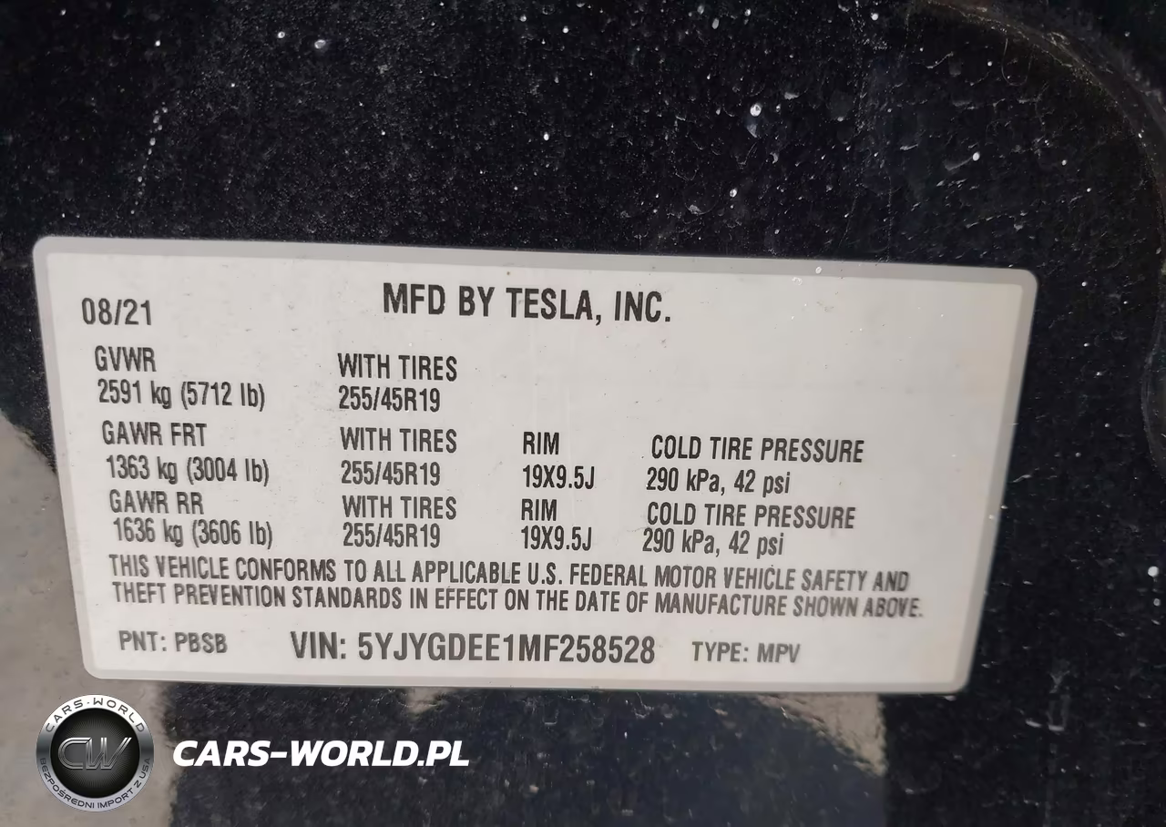 2021 Tesla Model Y Long Range Dual Motor All-Wheel Drive VIN:5YJYGDEE1MF258528 - 9