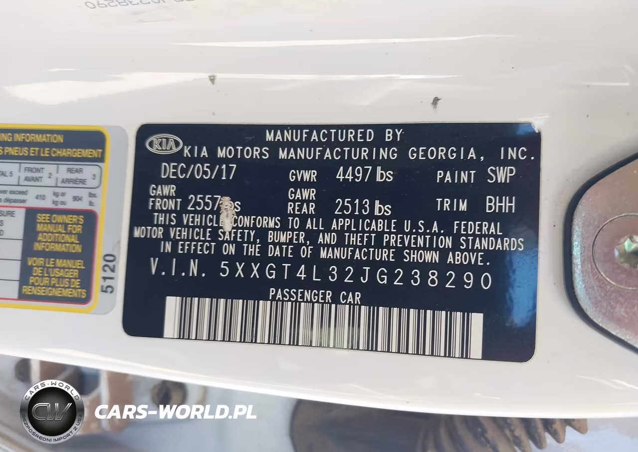 2018 Kia Optima Lx VIN:5XXGT4L32JG238290 - 9