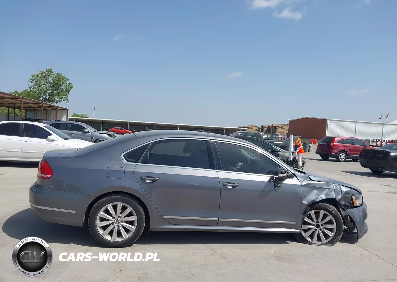 2012 Volkswagen Passat 2.5L Sel VIN:1VWCP7A39CC026784 - 13