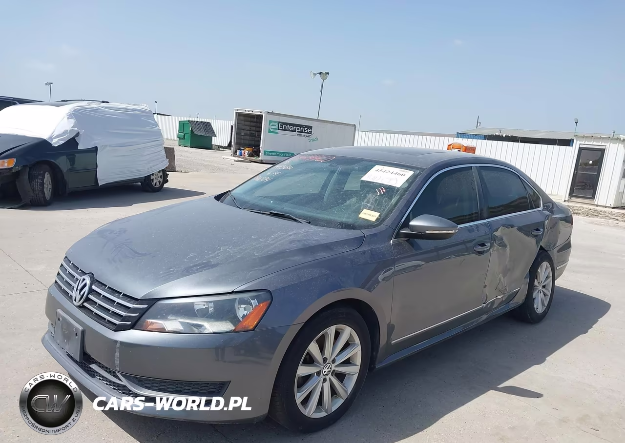2012 Volkswagen Passat 2.5L Sel VIN:1VWCP7A39CC026784 - 2