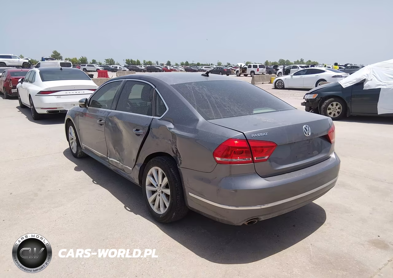 2012 Volkswagen Passat 2.5L Sel VIN:1VWCP7A39CC026784 - 3