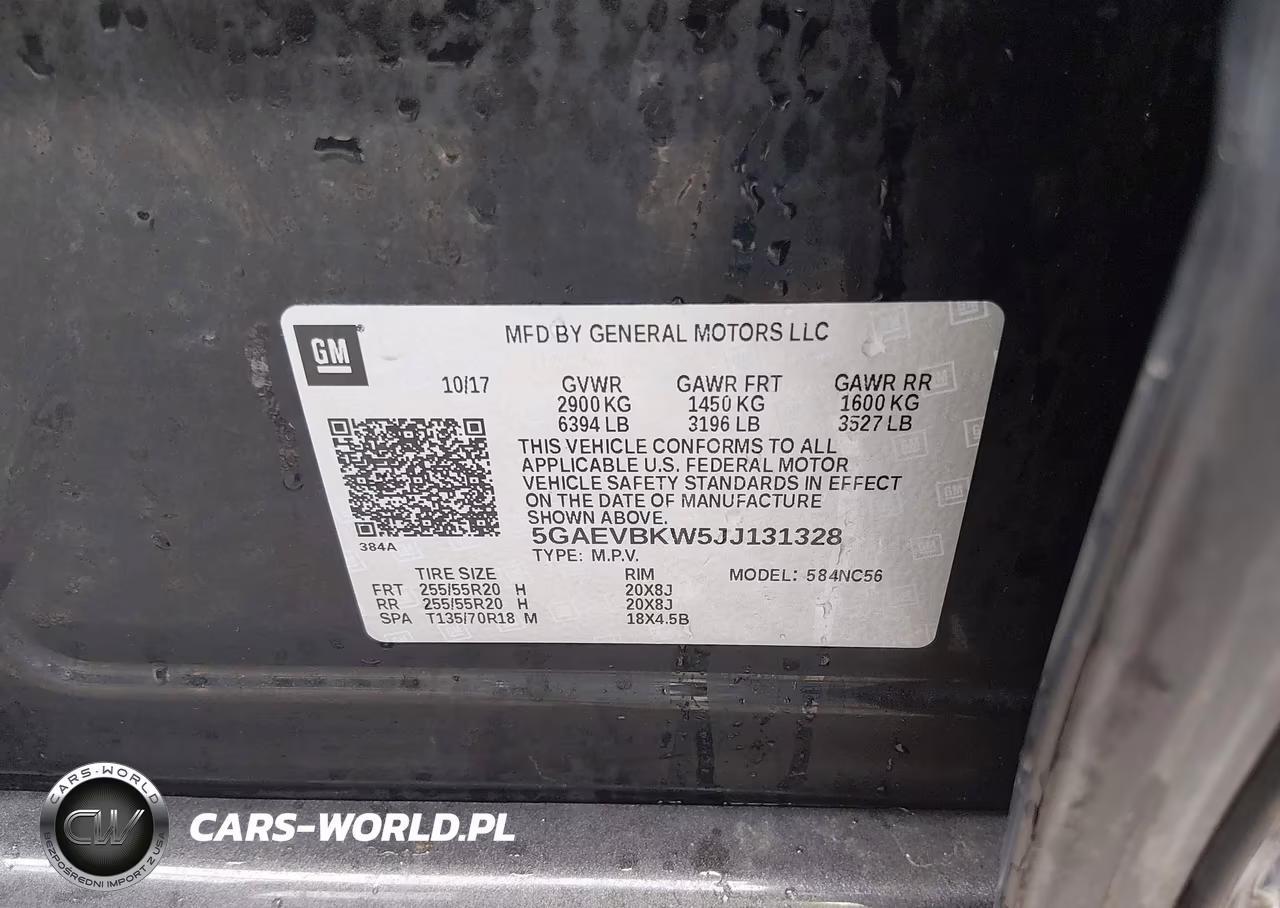 2018 Buick Enclave Premium VIN:5GAEVBKW5JJ131328 - 9