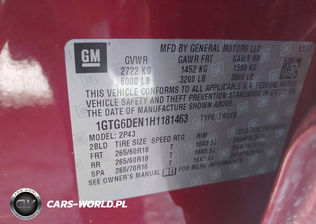 2017 GMC Canyon Slt VIN:1GTG6DEN1H1181463 - 9