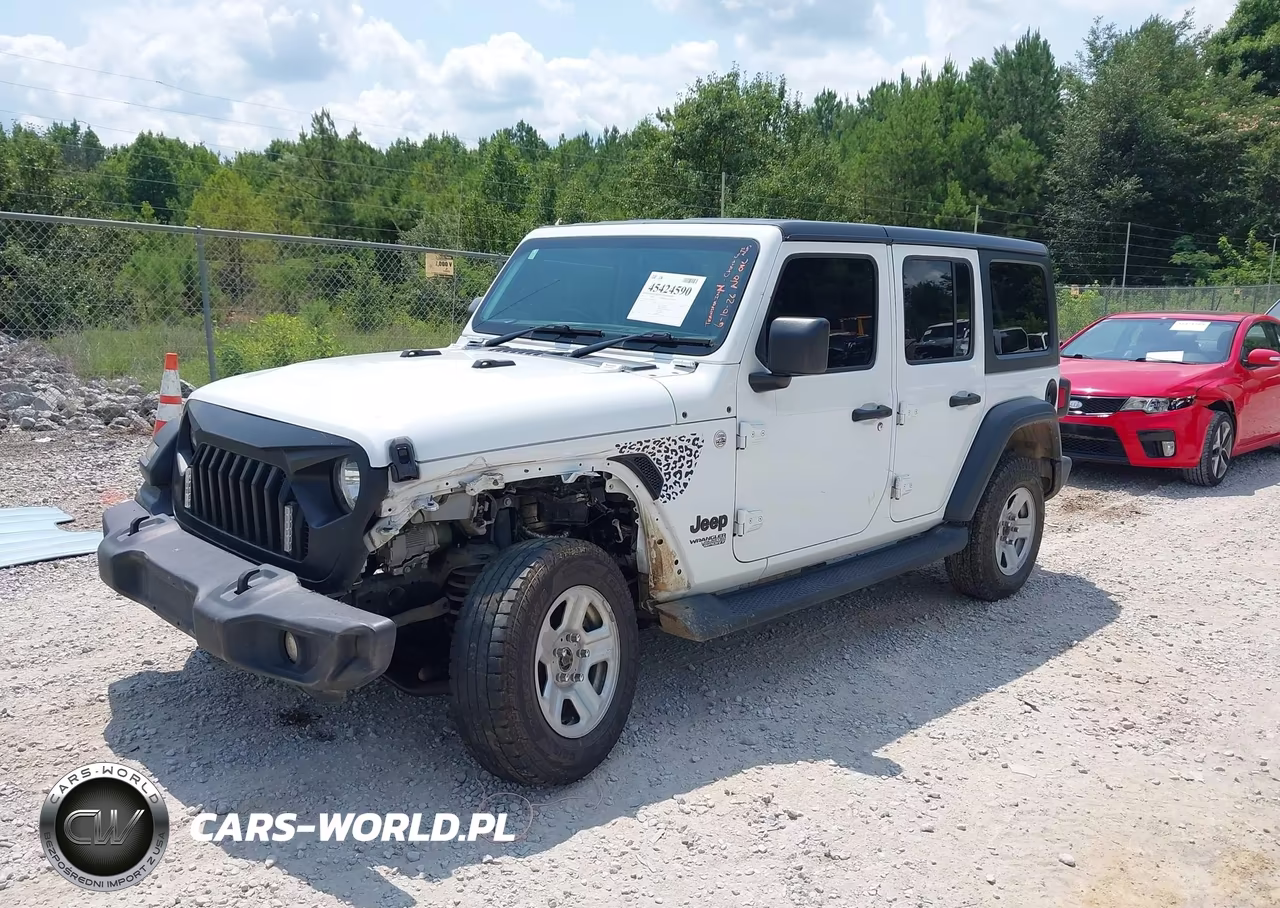 2021 Jeep Wrangler Unlimited Sport Rhd 4X4 VIN:1C4HJXKN2MW698180 - 2