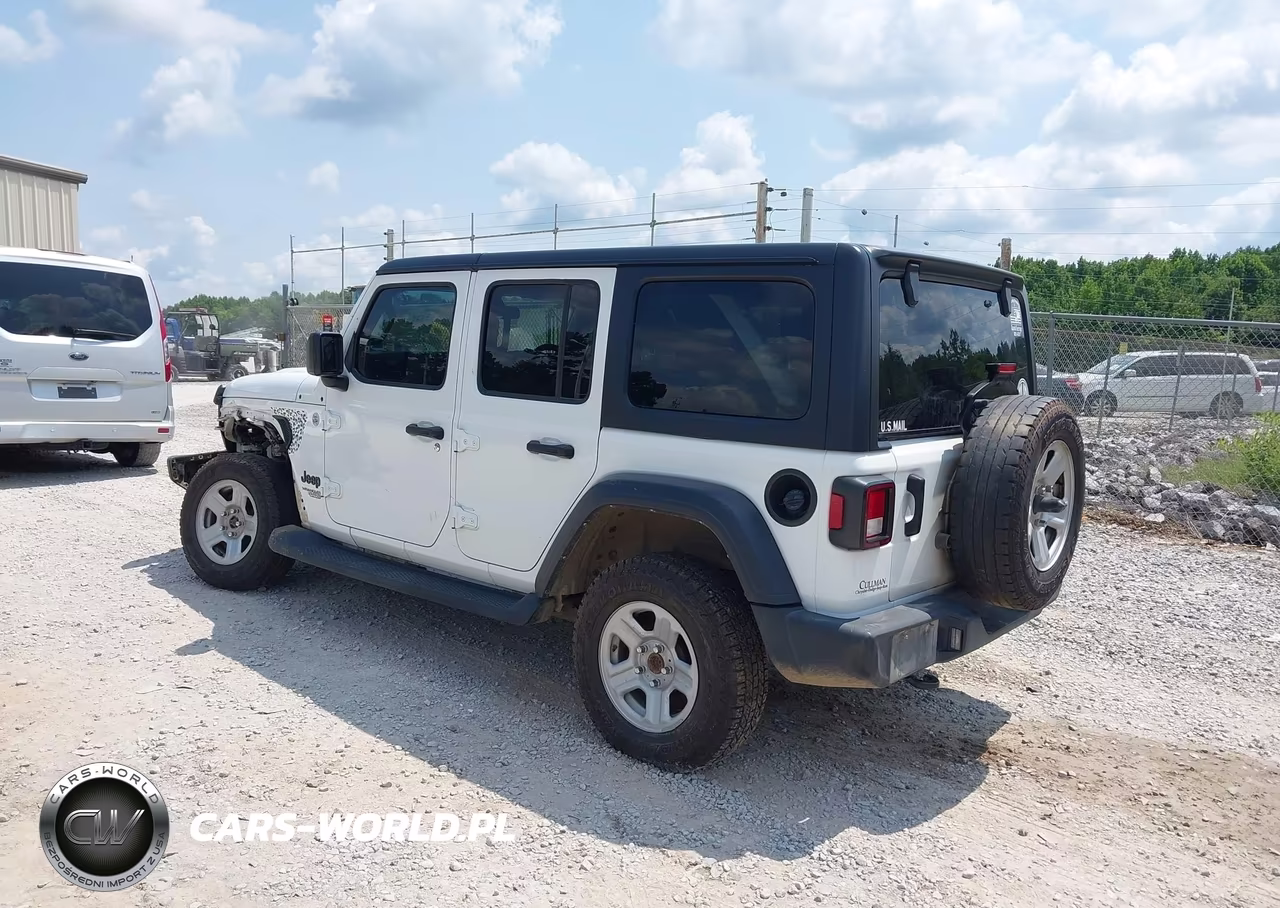 2021 Jeep Wrangler Unlimited Sport Rhd 4X4 VIN:1C4HJXKN2MW698180 - 3