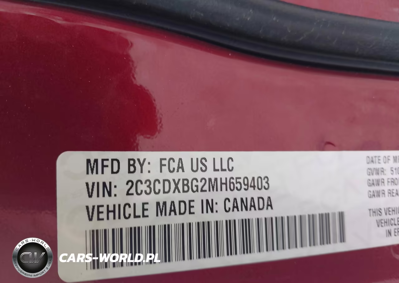 2021 Dodge Charger Sxt Rwd VIN:2C3CDXBG2MH659403 - 9