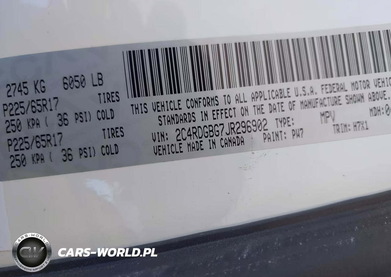 2018 Dodge Grand Caravan Se VIN:2C4RDGBG7JR296902 - 9
