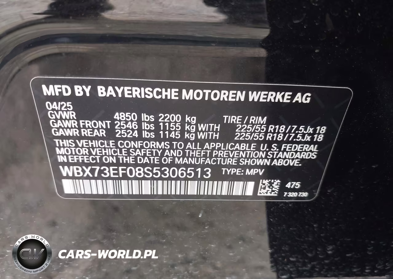 2025 BMW X1 xDrive28I VIN:WBX73EF08S5306513 - 9