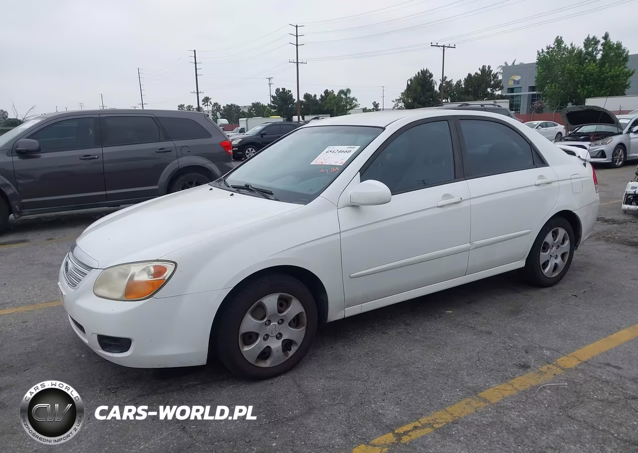 2007 Kia Spectra Ex VIN:KNAFE122175466272 - 2