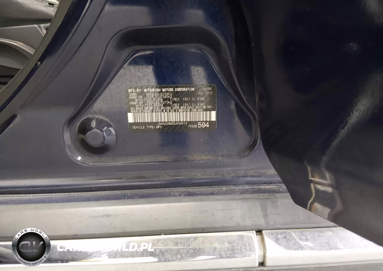 2013 Mitsubishi Outlander Se VIN:JA4AS3AW2DU006510 - 9