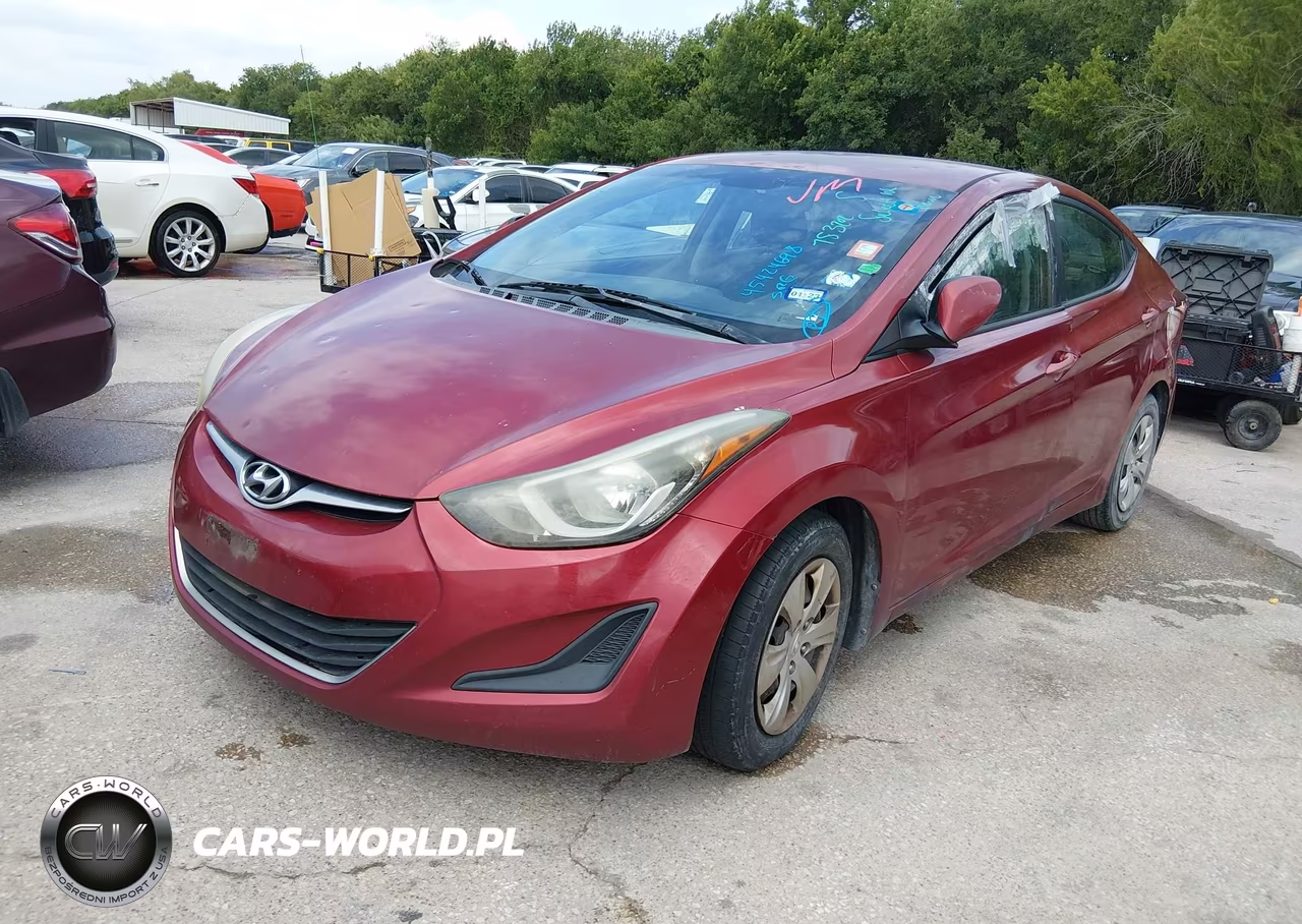 2016 Hyundai Elantra Se VIN:5NPDH4AE4GH753202 - 2