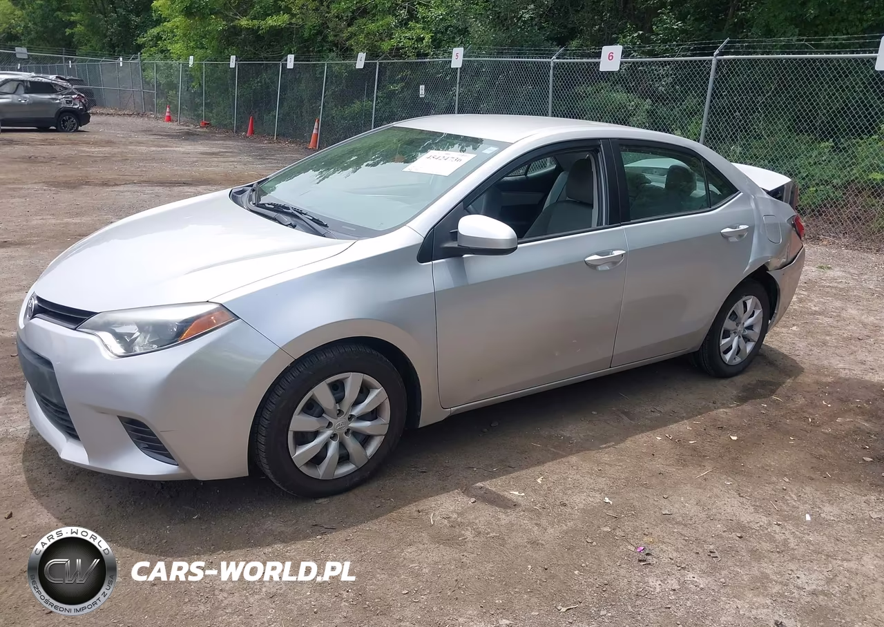 2016 Toyota Corolla Le VIN:5YFBURHE0GP537551 - 2