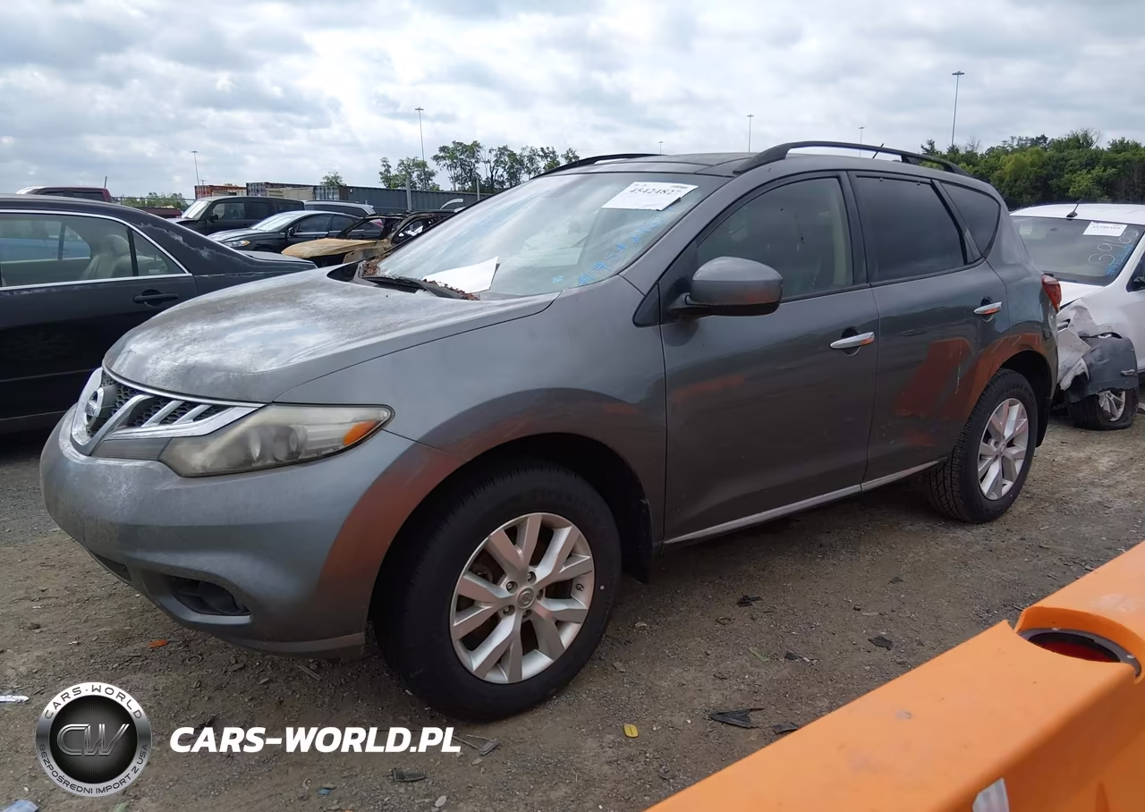 2014 Nissan Murano Sl VIN:JN8AZ1MU1EW420520 - 2