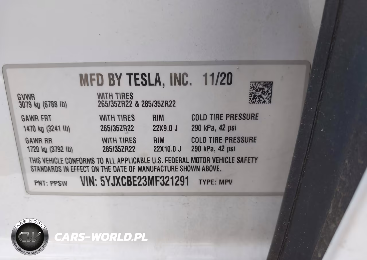 2021 Tesla Model X Long Range Dual Motor All-Wheel Drive-Long Range Plus Dual Motor All-Wheel Drive VIN:5YJXCBE23MF321291 - 9