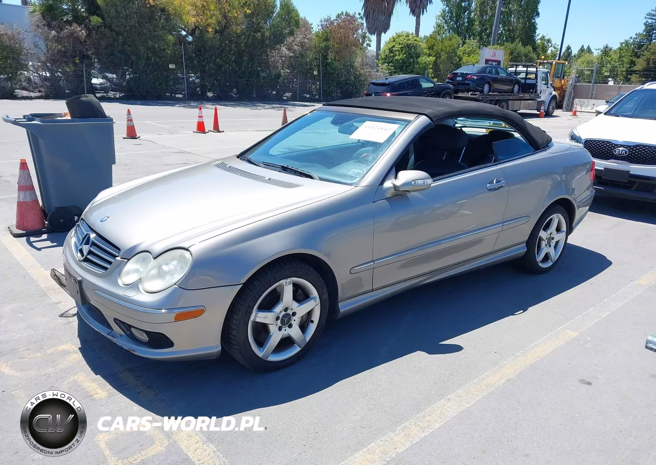 2005 Mercedes-Benz Clk 500 VIN:WDBTK75J65F137142 - 2