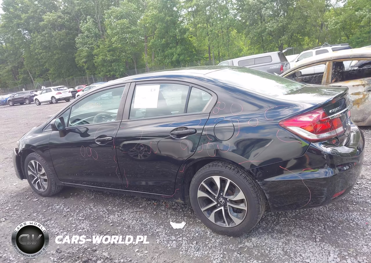 2014 Honda Civic Ex VIN:2HGFB2F85EH554586 - 14