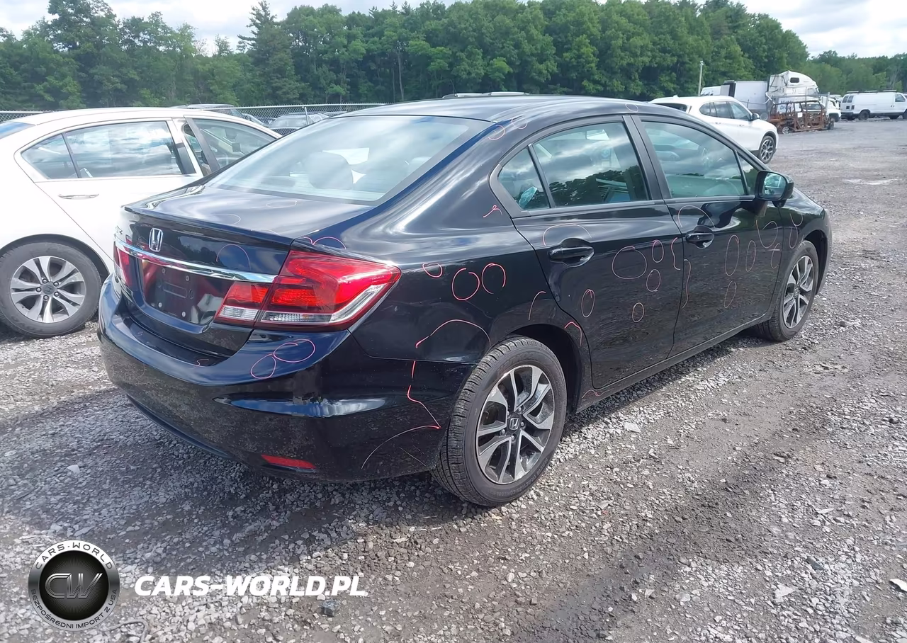 2014 Honda Civic Ex VIN:2HGFB2F85EH554586 - 4