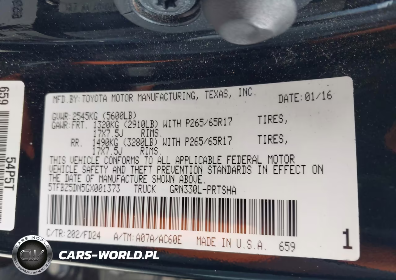 2016 Toyota Tacoma Trd Sport VIN:5TFBZ5DN5GX001373 - 9