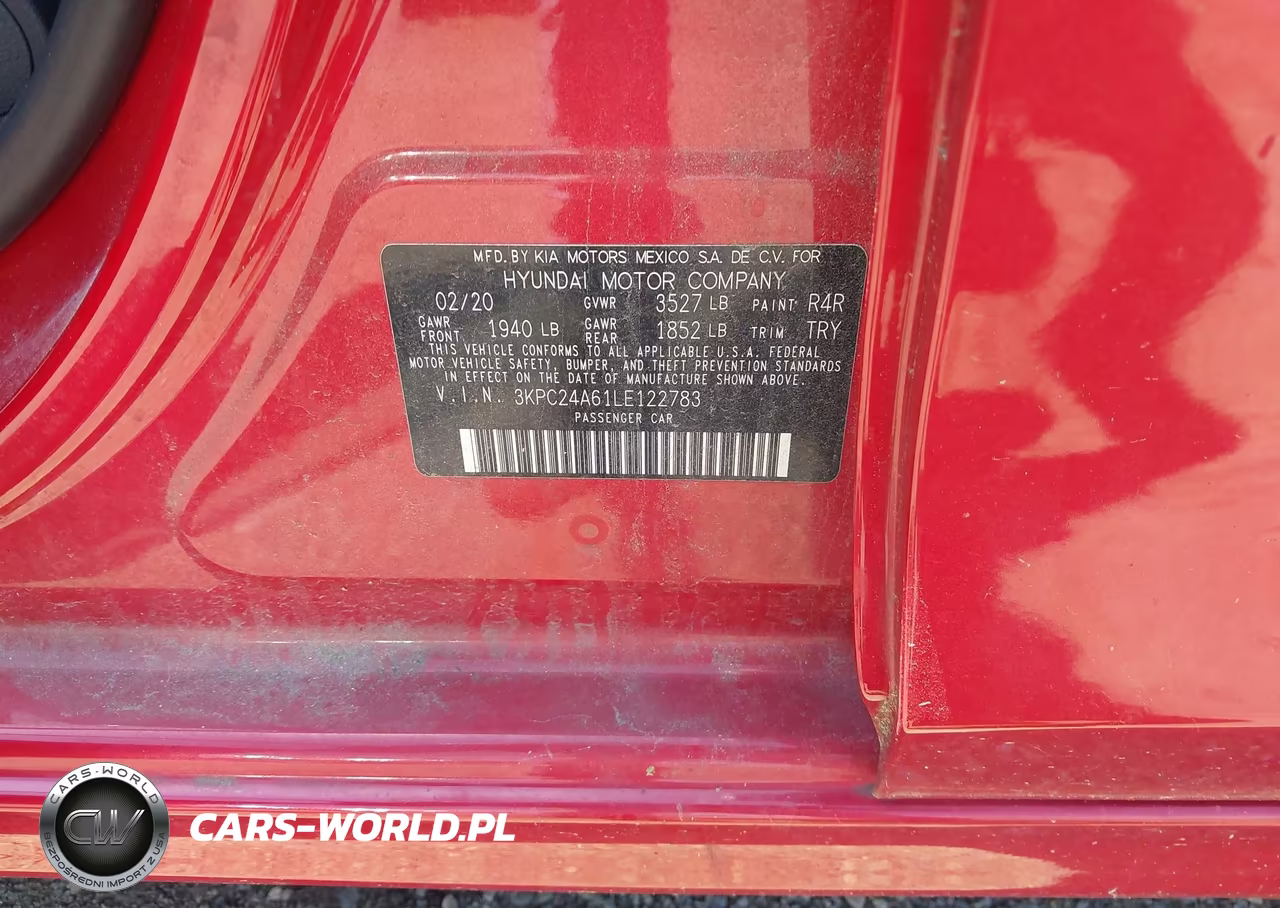 2020 Hyundai Accent Se VIN:3KPC24A61LE122783 - 9