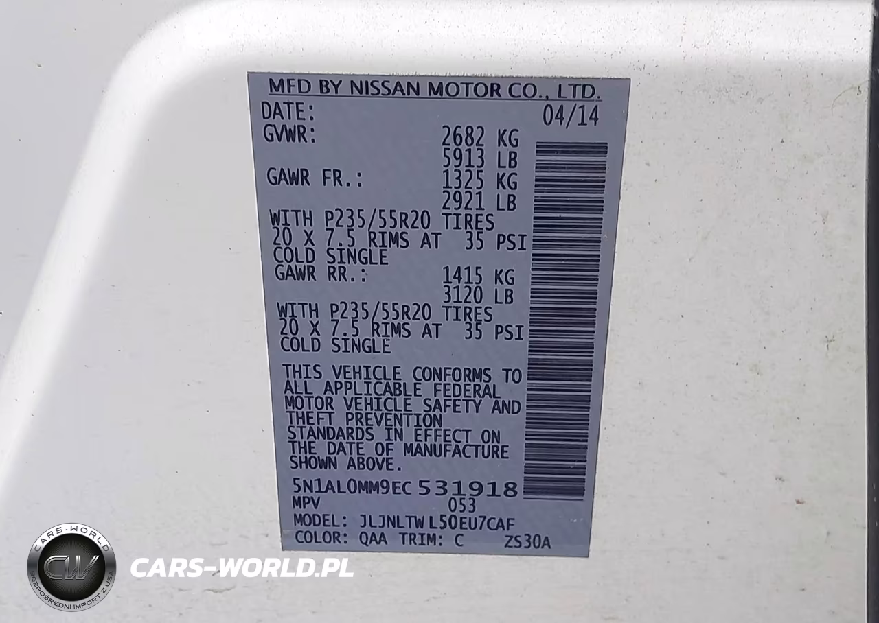 2014 Infiniti Qx60 VIN:5N1AL0MM9EC531918 - 9