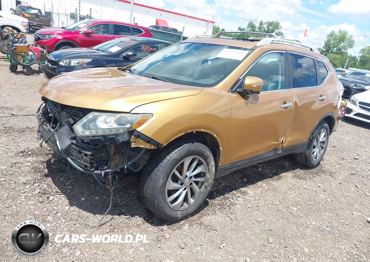2014 Nissan Rogue Sl VIN:5N1AT2MV7EC852702 - 2