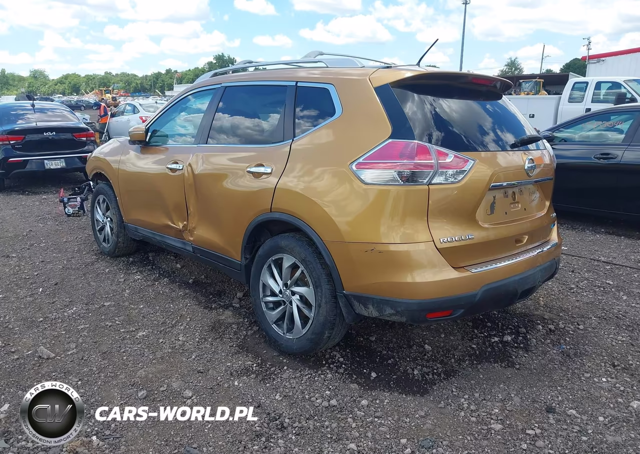 2014 Nissan Rogue Sl VIN:5N1AT2MV7EC852702 - 3