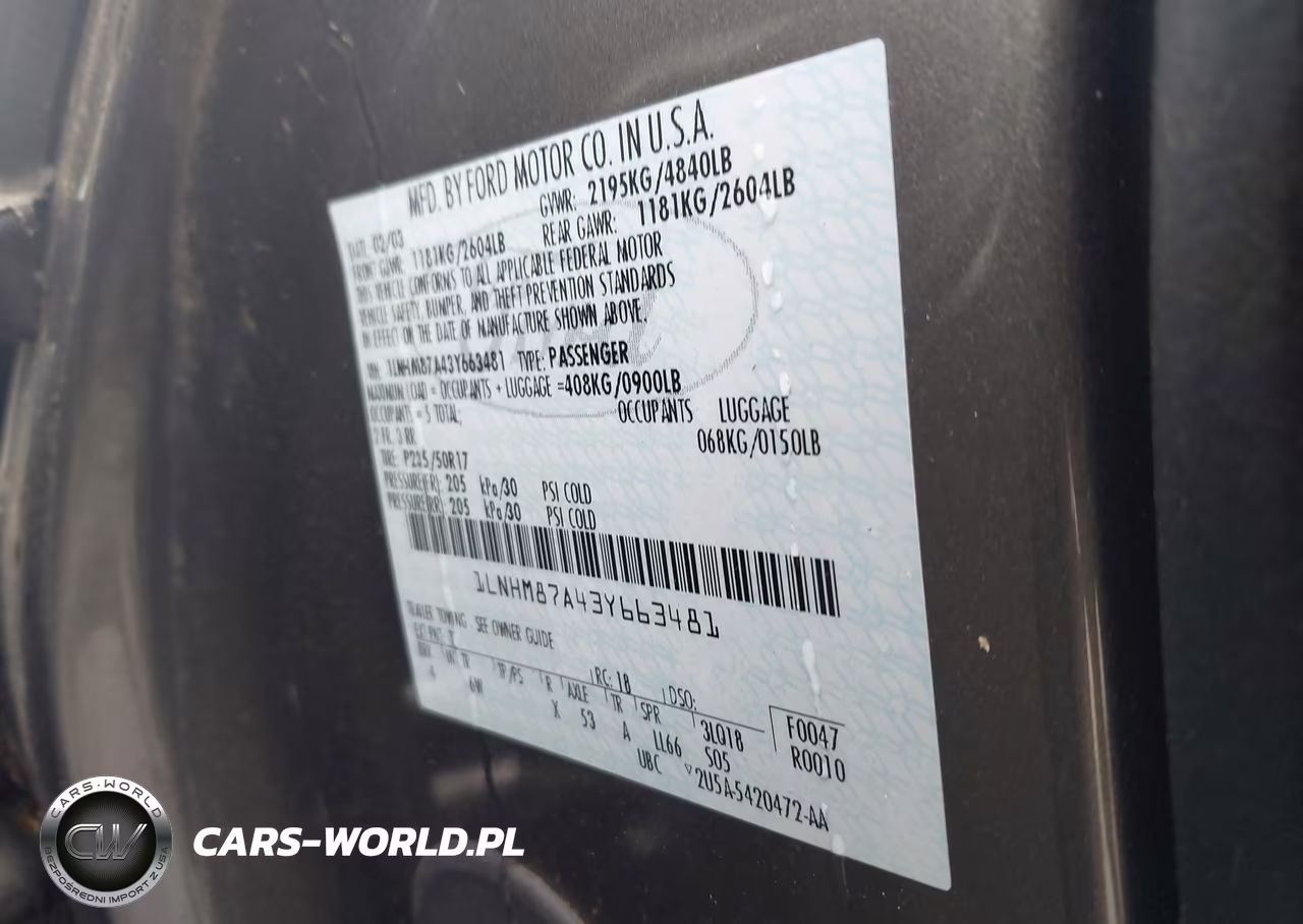 2003 Lincoln Ls V8 VIN:1LNHM87A43Y663481 - 9