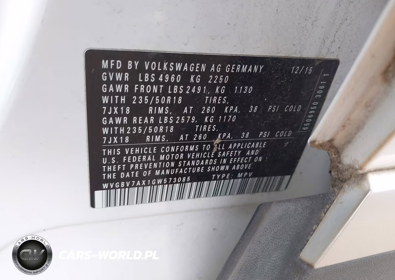 2016 Volkswagen Tiguan Se VIN:WVGBV7AX1GW573085 - 9