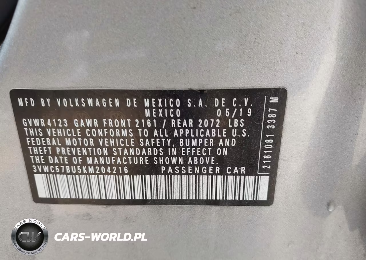 2019 Volkswagen Jetta 1.4T R-Line-1.4T S-1.4T Se VIN:3VWC57BU5KM204216 - 9