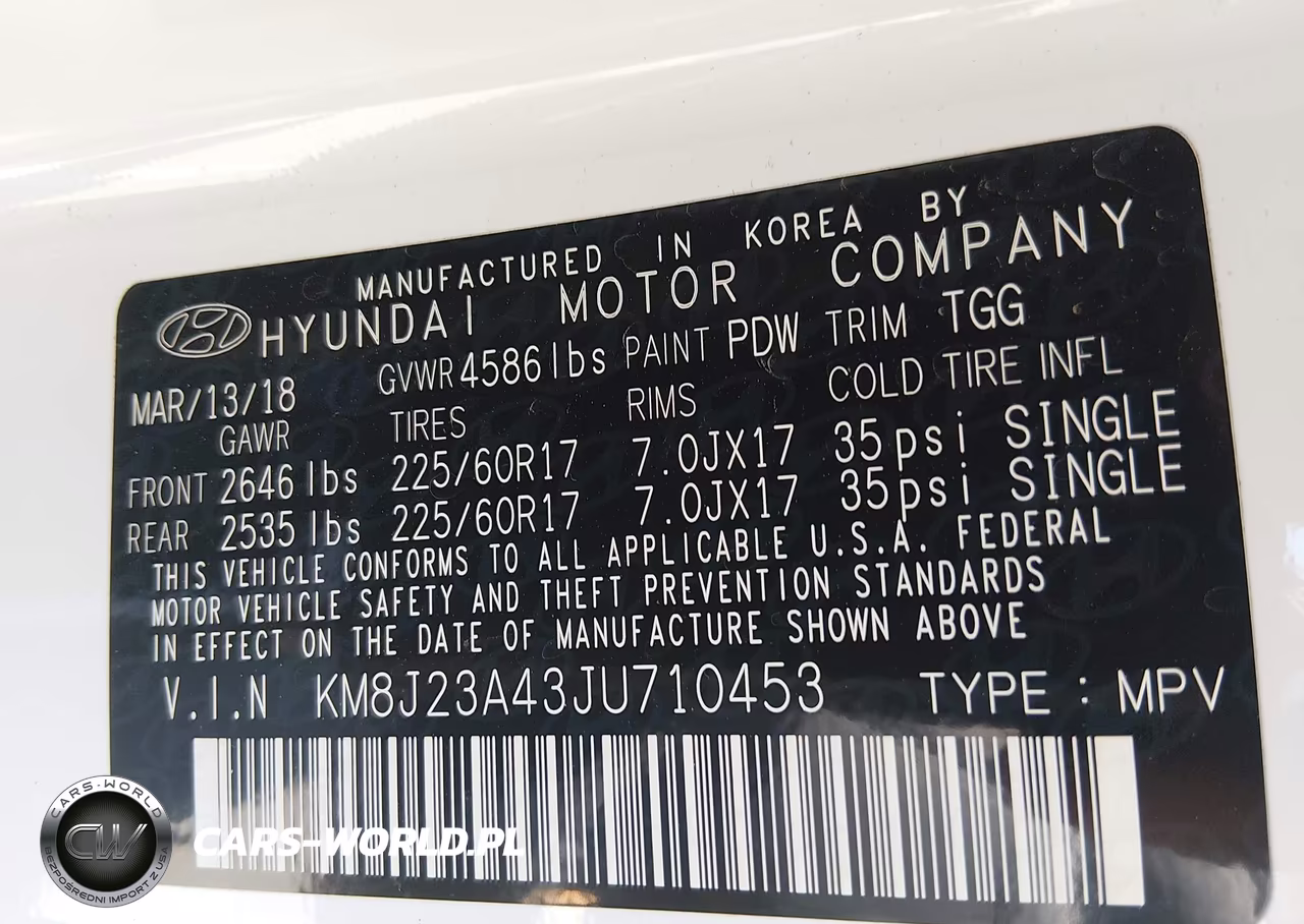 2018 Hyundai Tucson Se VIN:KM8J23A43JU710453 - 9