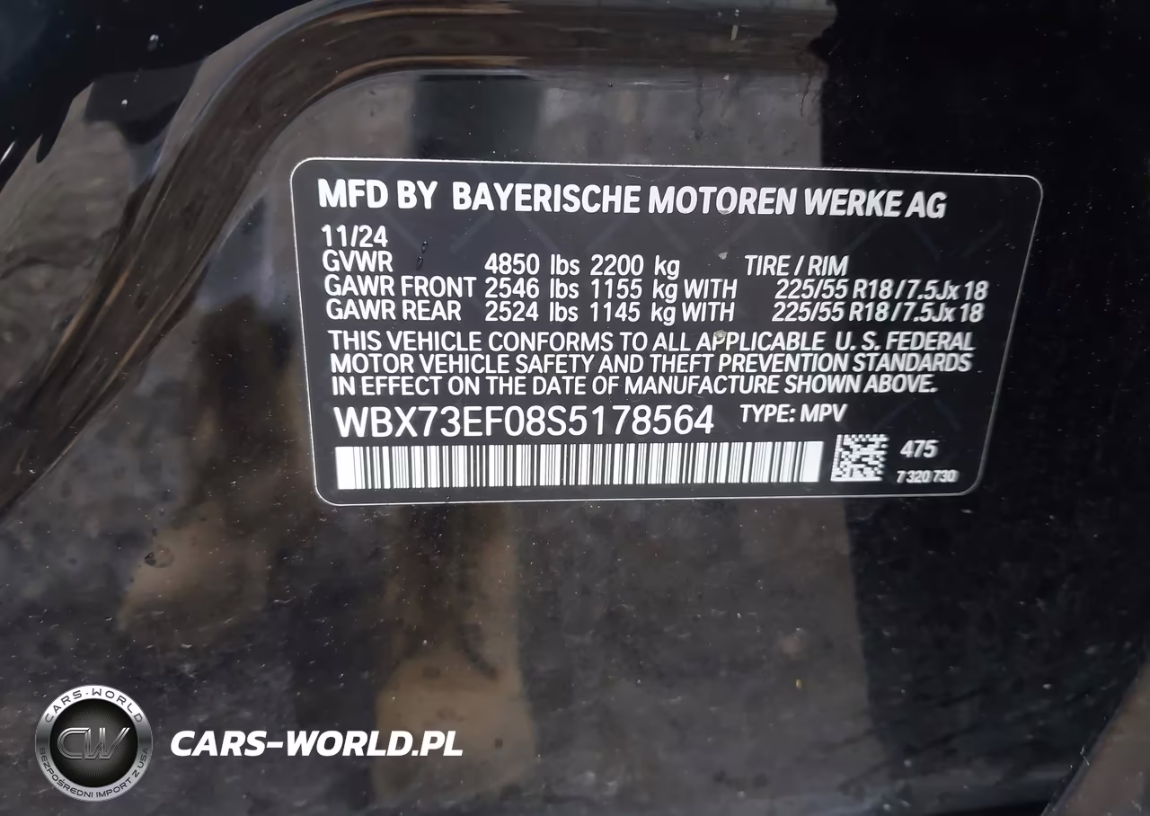 2025 BMW X1 xDrive28I VIN:WBX73EF08S5178564 - 9