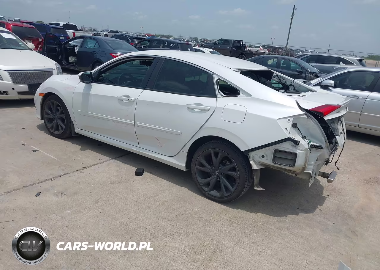 2019 Honda Civic Sport VIN:19XFC2F88KE047166 - 3