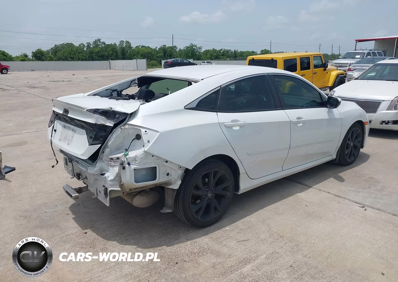2019 Honda Civic Sport VIN:19XFC2F88KE047166 - 4
