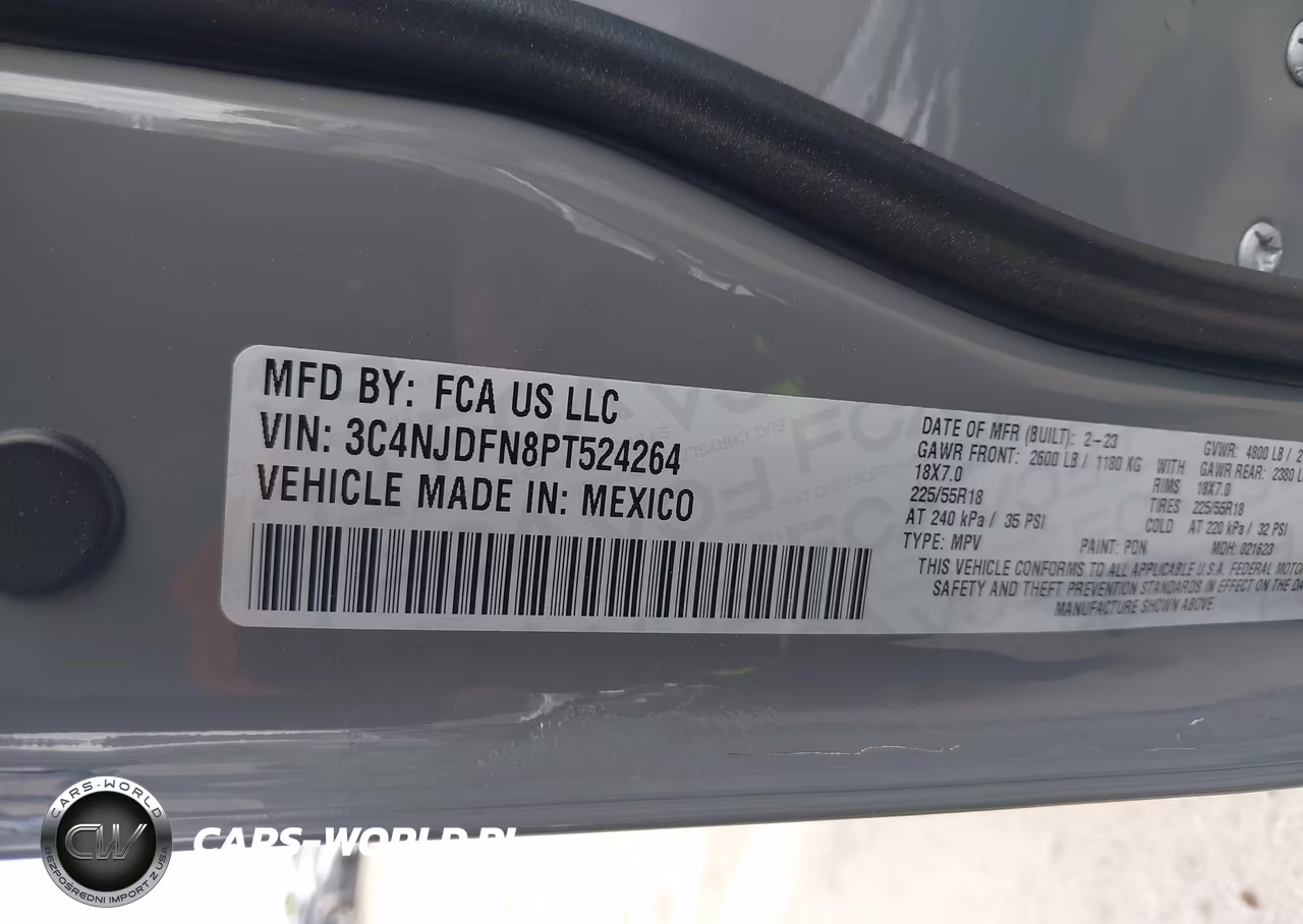 2023 Jeep Compass Latitude Lux Fwd VIN:3C4NJDFN8PT524264 - 9