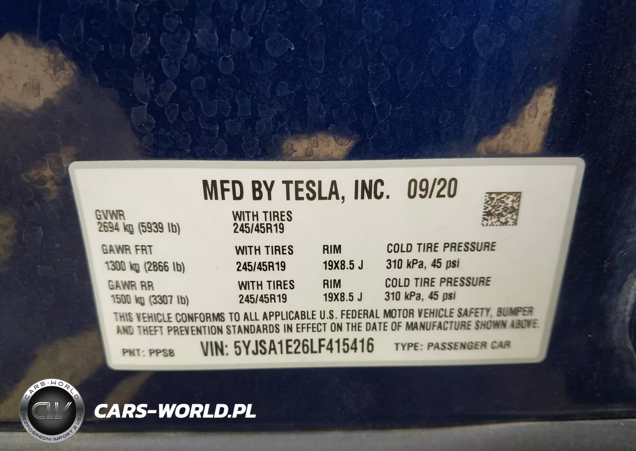 2020 Tesla Model S Long Range Dual Motor All-Wheel Drive-Long Range Plus Dual Motor All-Wheel Drive VIN:5YJSA1E26LF415416 - 9