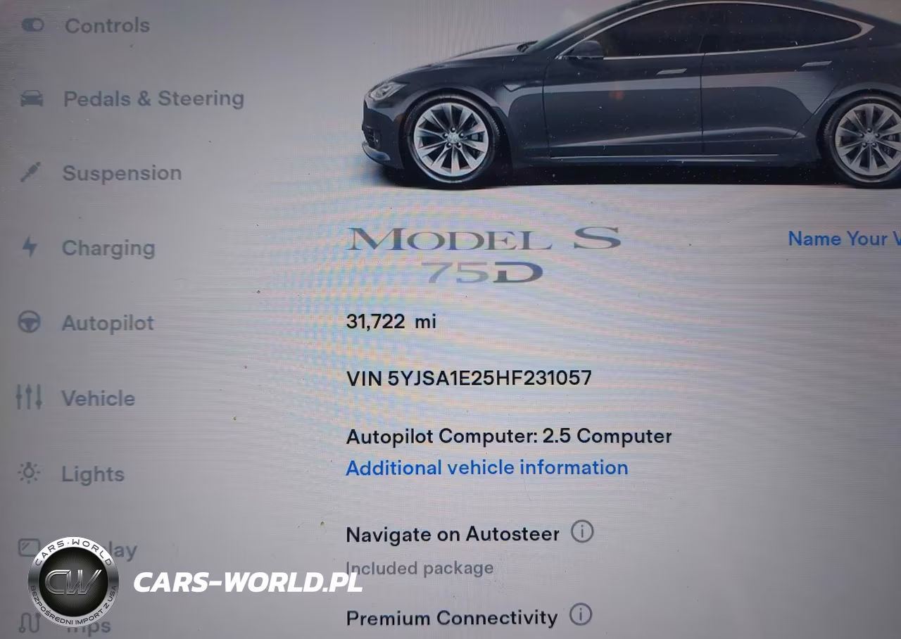 2017 Tesla Model S 100D-60D-75D-90D-P100D VIN:5YJSA1E25HF231057 - 7