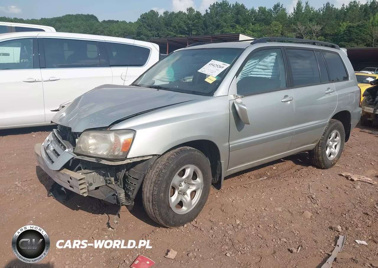 2007 Toyota Highlander VIN:JTEGD21A370161020 - 2