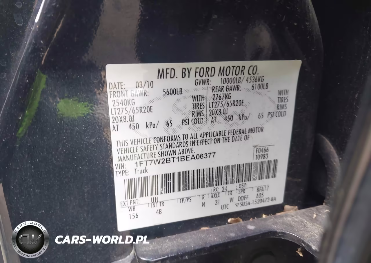 2011 Ford Super Duty F-250 Srw King Ranch-Lariat-Xl-Xlt VIN:1FT7W2BT1BEA06377 - 9