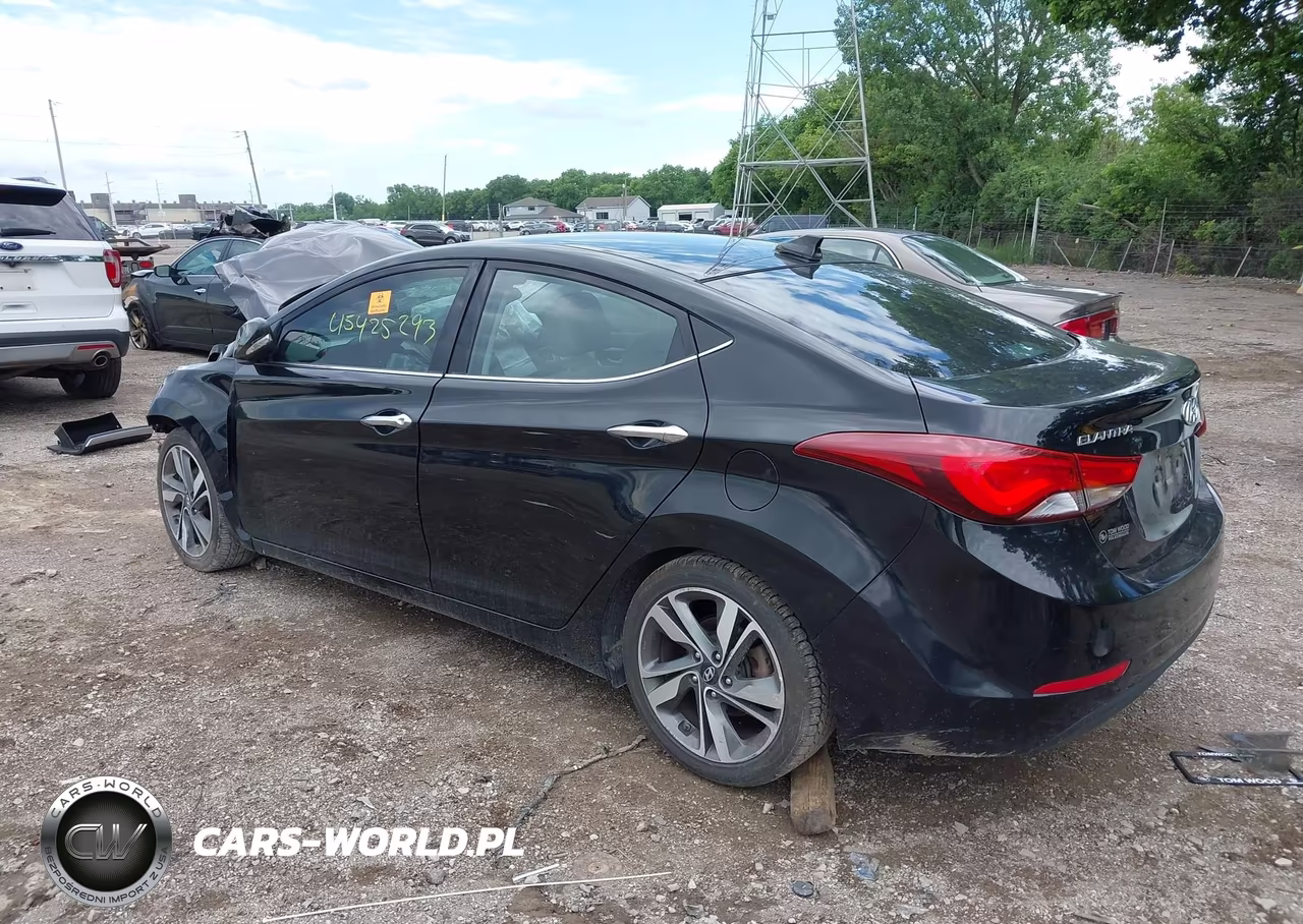 2014 Hyundai Elantra Limited VIN:KMHDH4AE9EU096203 - 3
